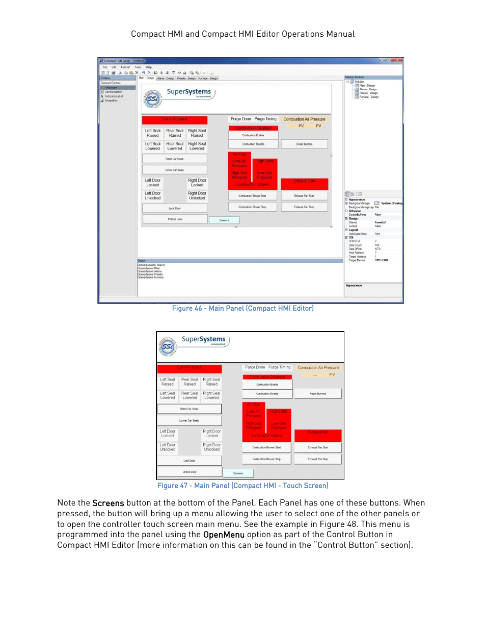 Super Systems Compact HMI User Manual | Page 44 / 60
