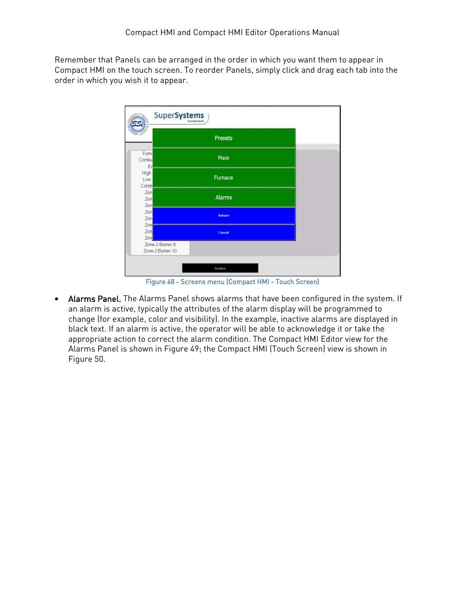 Super Systems Compact HMI User Manual | Page 45 / 60