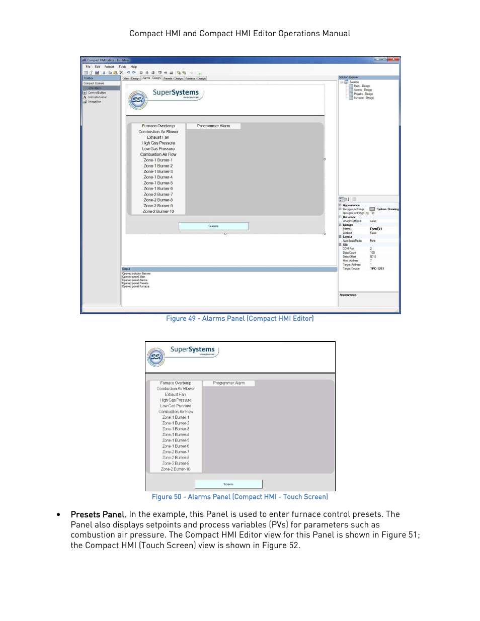 Super Systems Compact HMI User Manual | Page 46 / 60