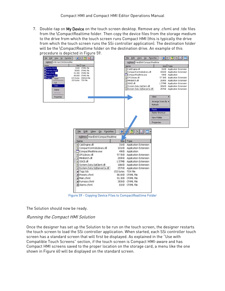 Running the compact hmi solution, P 7) | Super Systems Compact HMI User Manual | Page 51 / 60