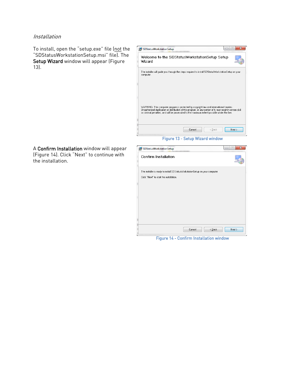 Installation | Super Systems SDStatus User Manual | Page 11 / 83