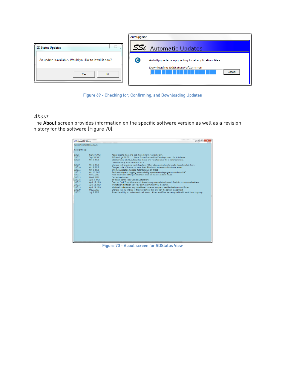 About | Super Systems SDStatus User Manual | Page 50 / 83