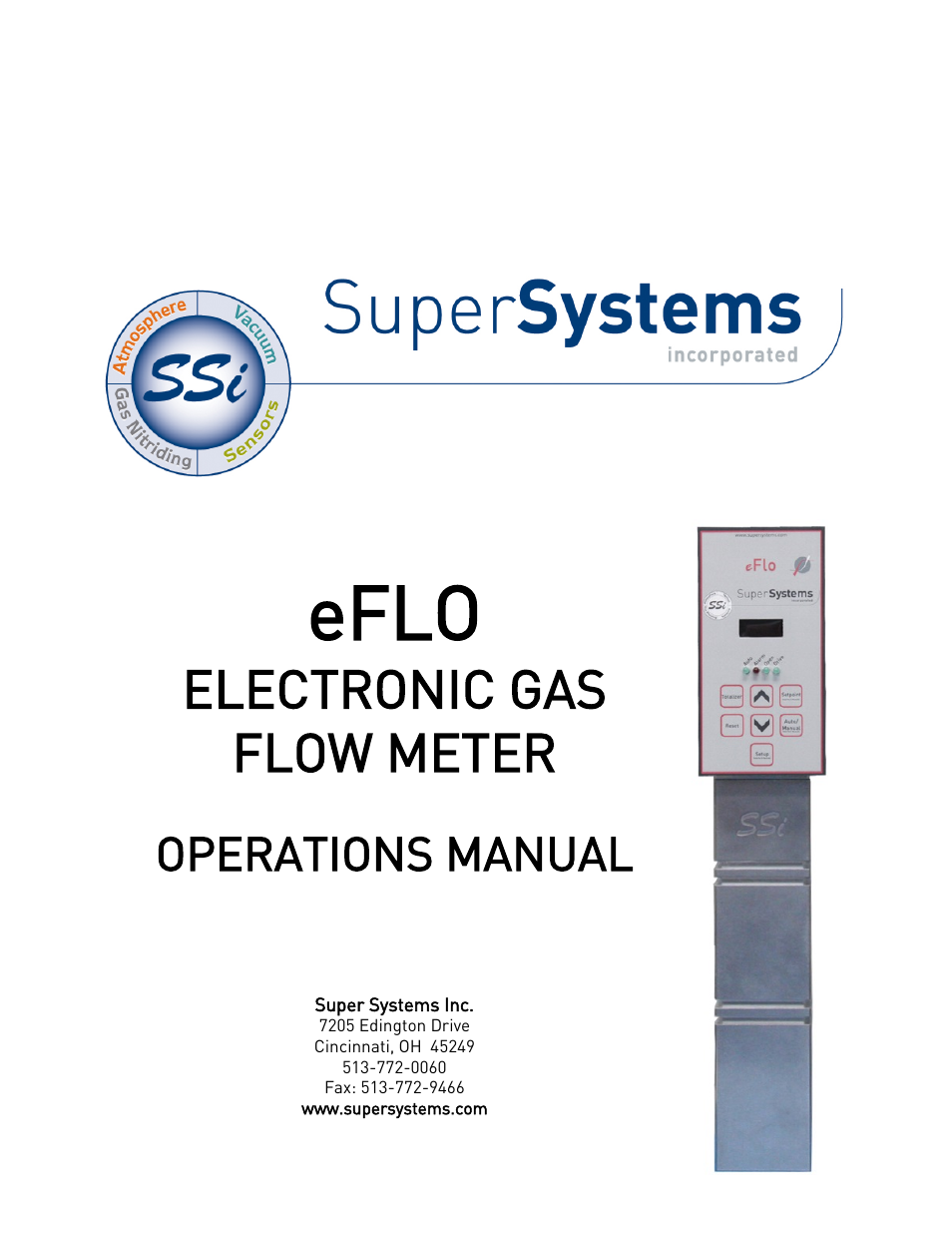Super Systems eFLO User Manual | 25 pages