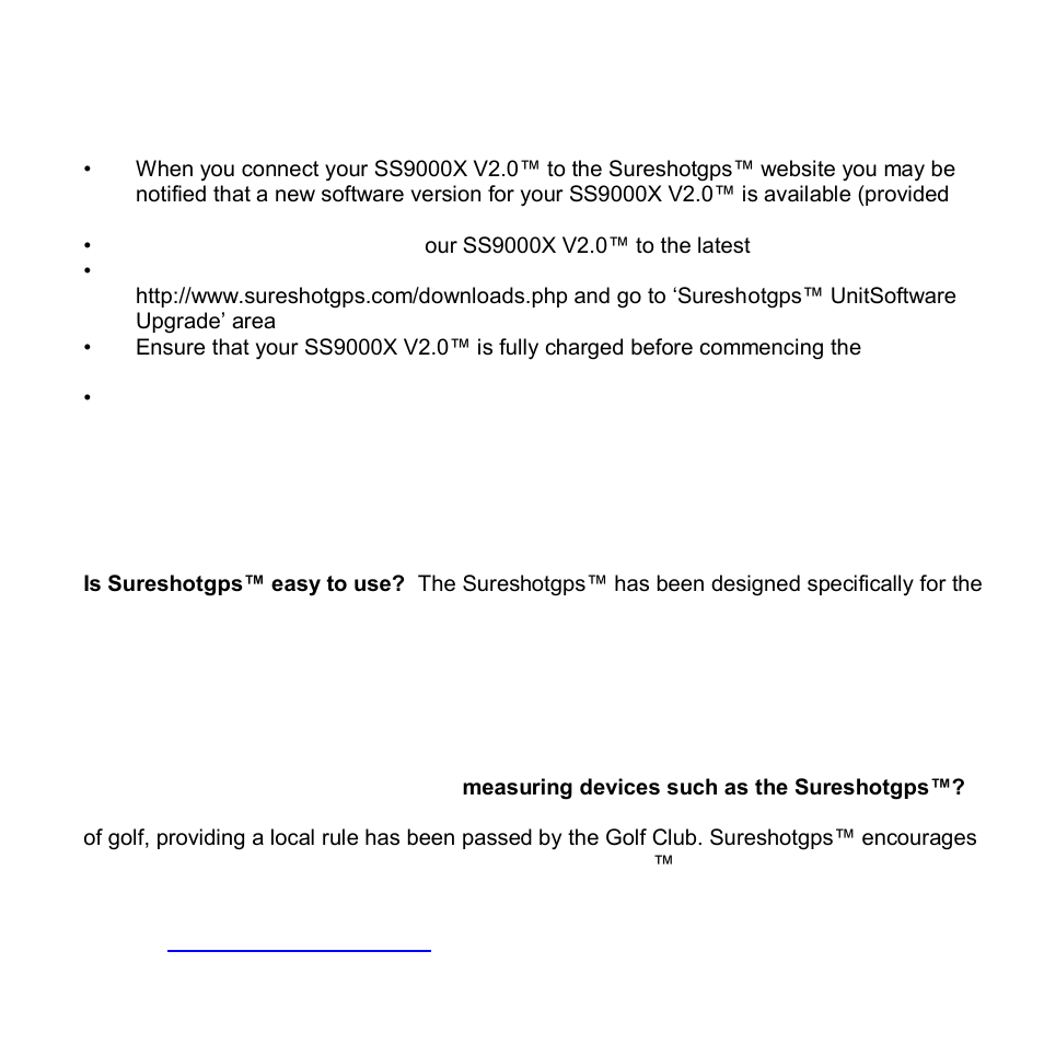 Software upgrades, Frequently asked questions | Sureshotgps SS9000X V2.0 User Manual | Page 23 / 28