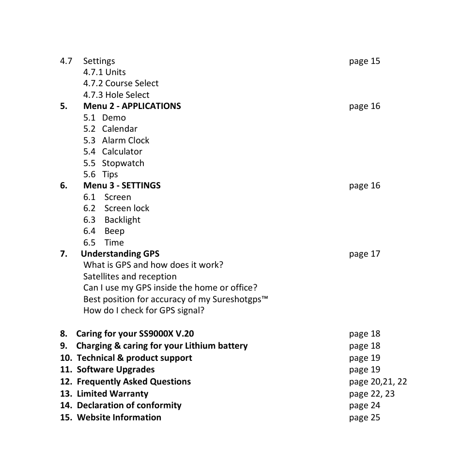 Sureshotgps SS9000X V2.0 User Manual | Page 3 / 28