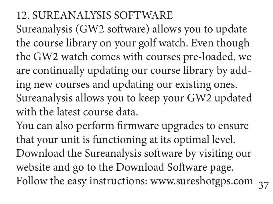 Sureshotgps GW2 User Manual | Page 37 / 52