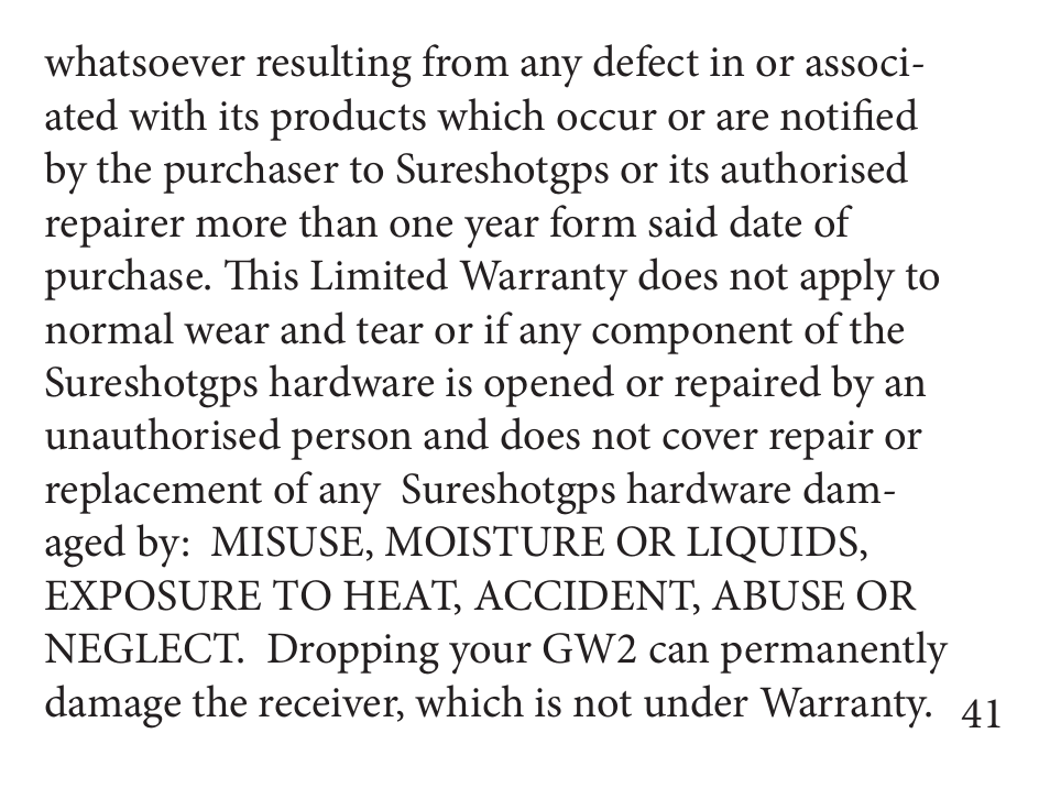 Sureshotgps GW2 User Manual | Page 41 / 52