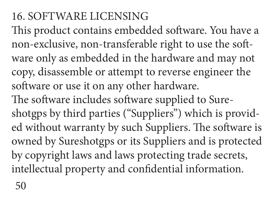 Sureshotgps GW2 User Manual | Page 50 / 52
