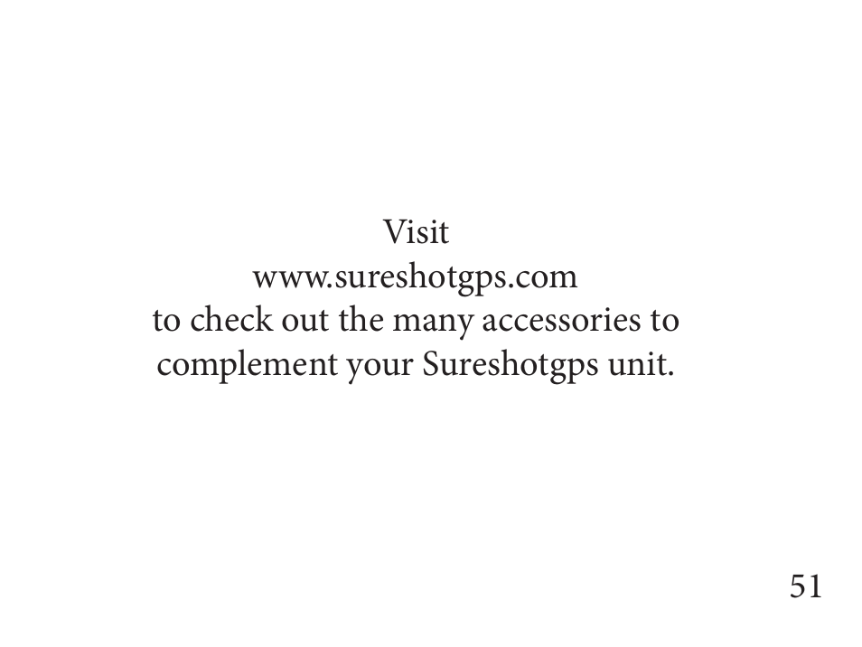 Sureshotgps GW2 User Manual | Page 51 / 52