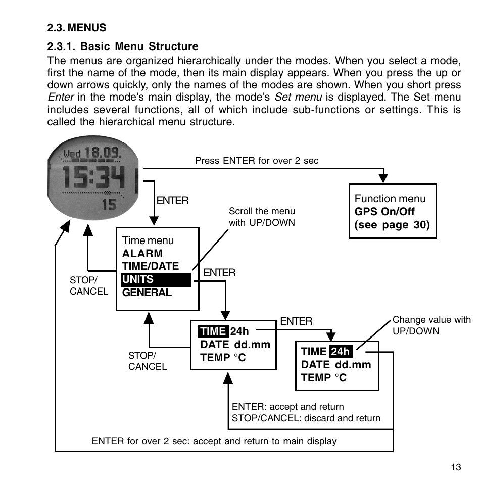 SUUNTO G9-3 User Manual | Page 13 / 82