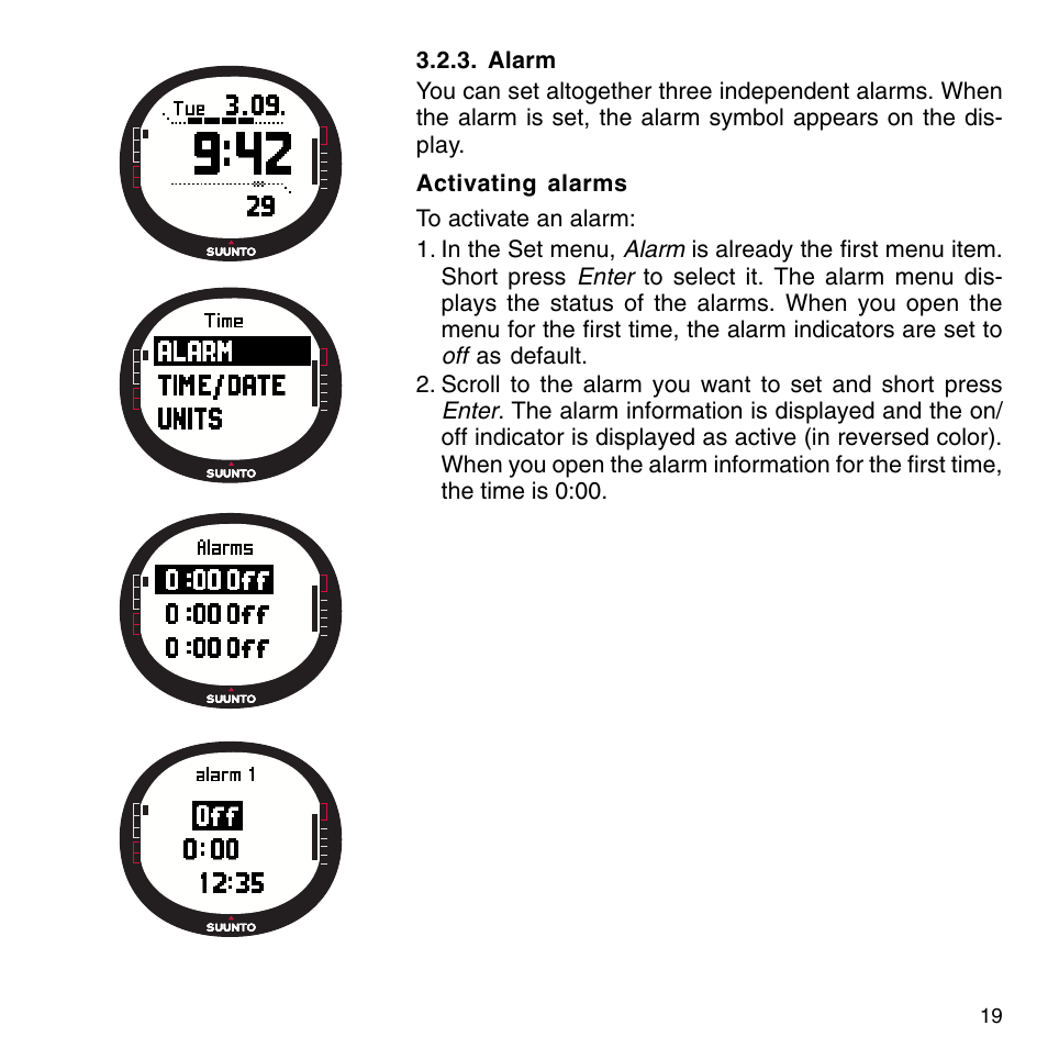 SUUNTO G9-3 User Manual | Page 19 / 82