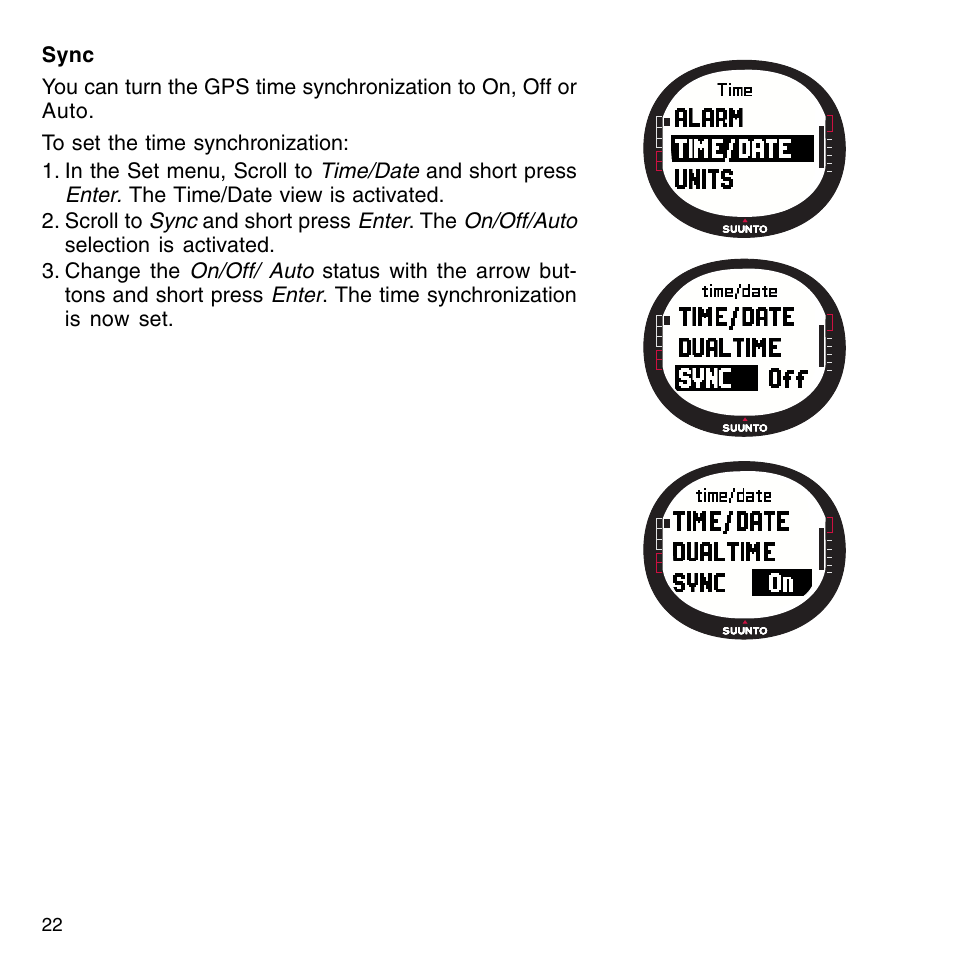 SUUNTO G9-3 User Manual | Page 22 / 82