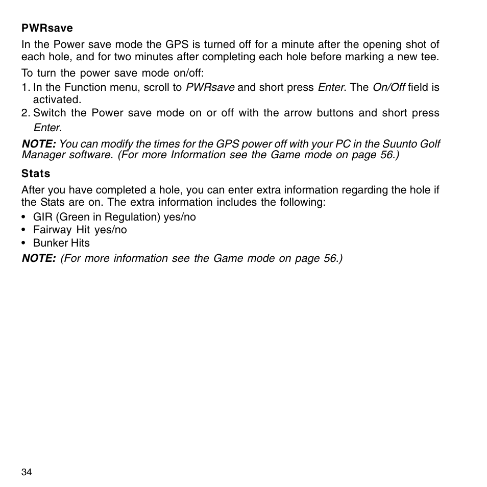 Weather mode, Main display | SUUNTO G9-3 User Manual | Page 34 / 82