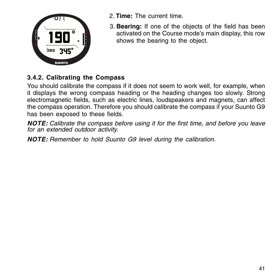 SUUNTO G9-3 User Manual | Page 41 / 82