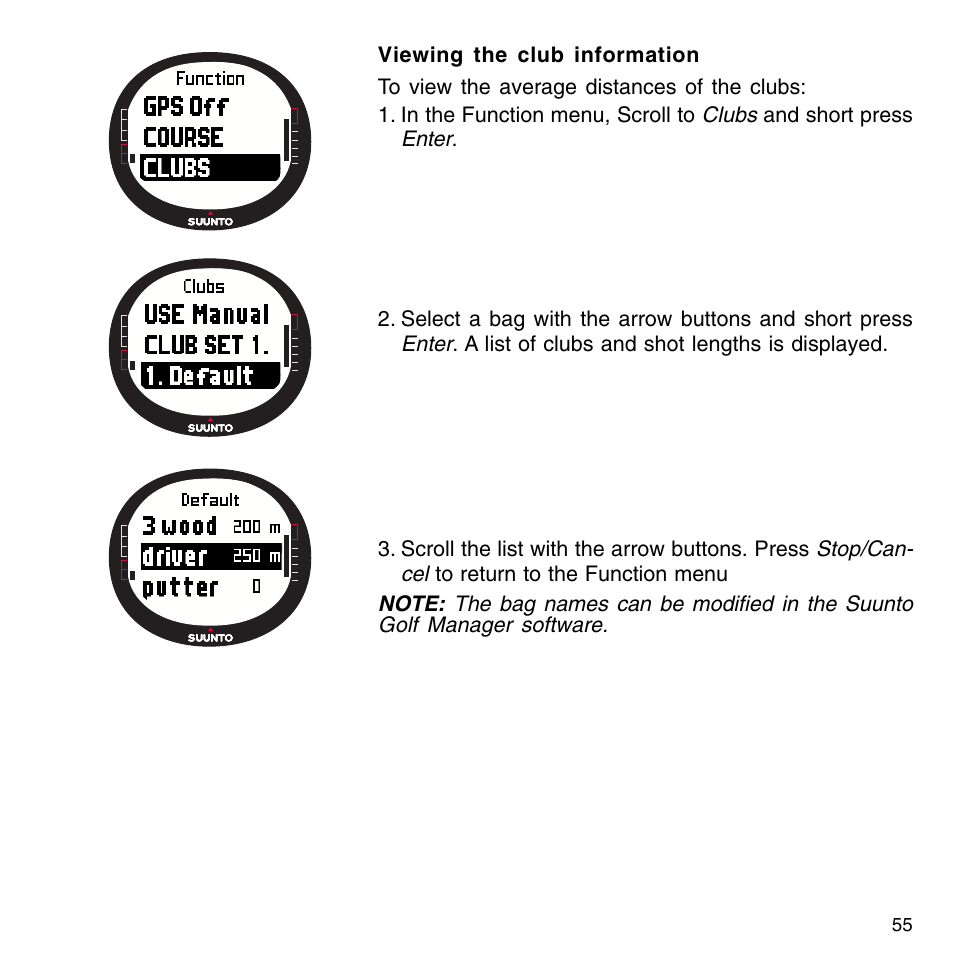 SUUNTO G9-3 User Manual | Page 55 / 82