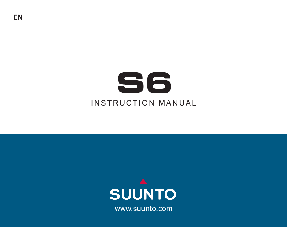 SUUNTO S6-SL User Manual | 72 pages