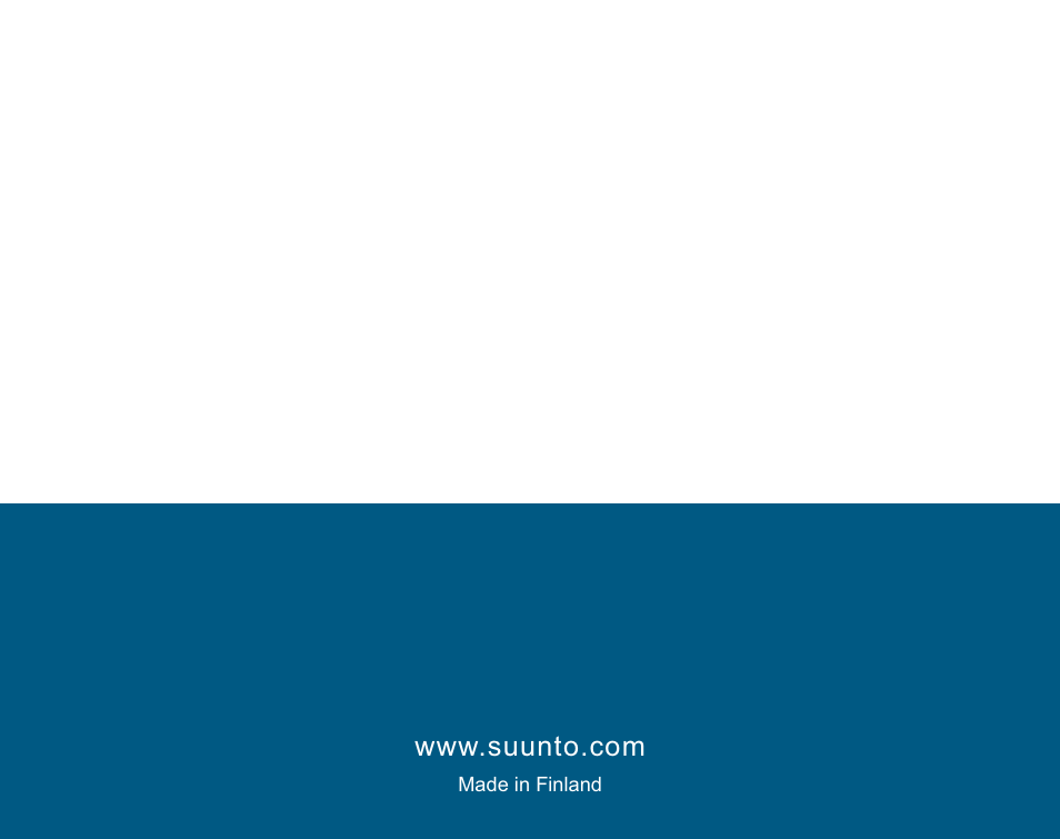 SUUNTO S6-SL User Manual | Page 72 / 72