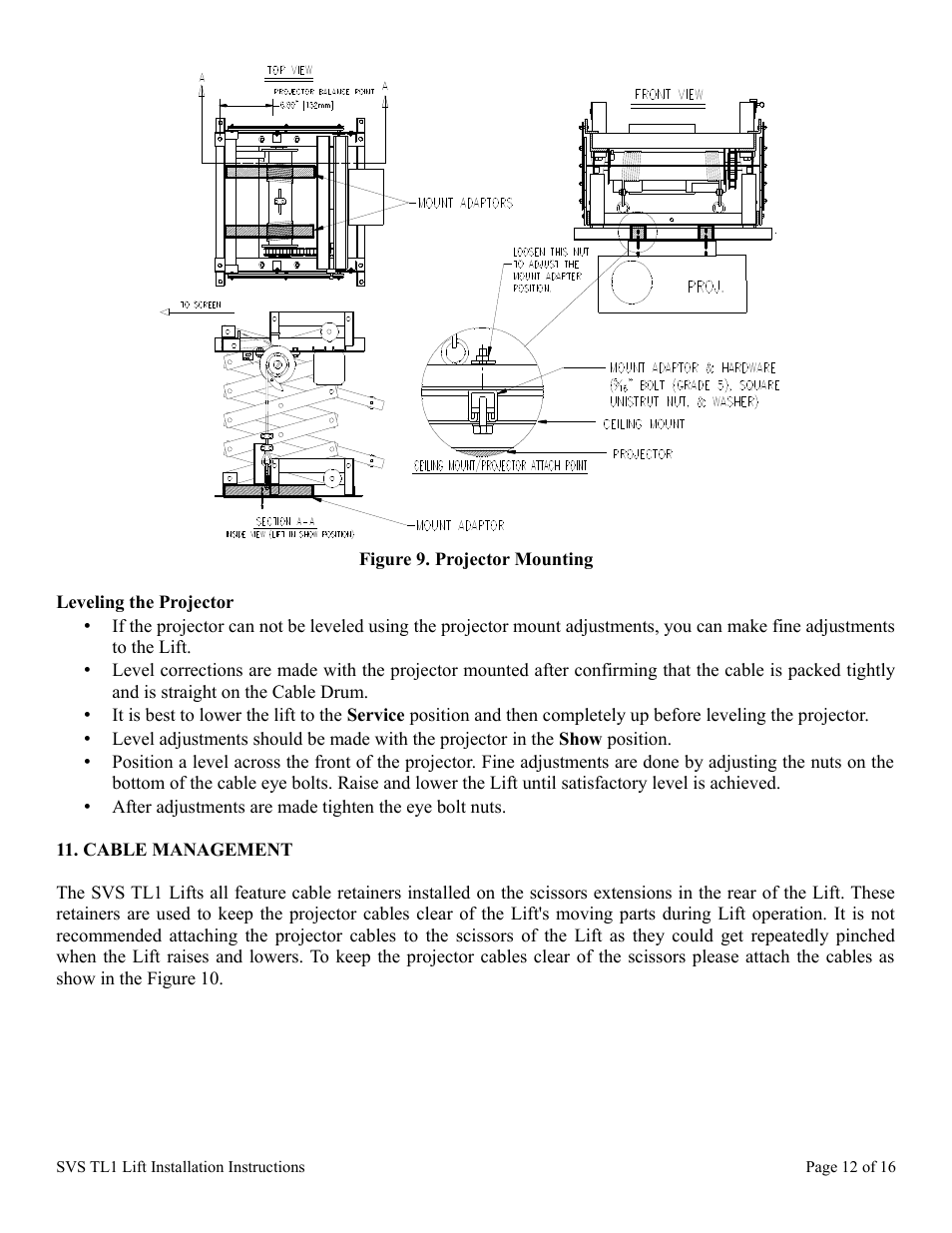 SVS TL1 110V User Manual | Page 12 / 16