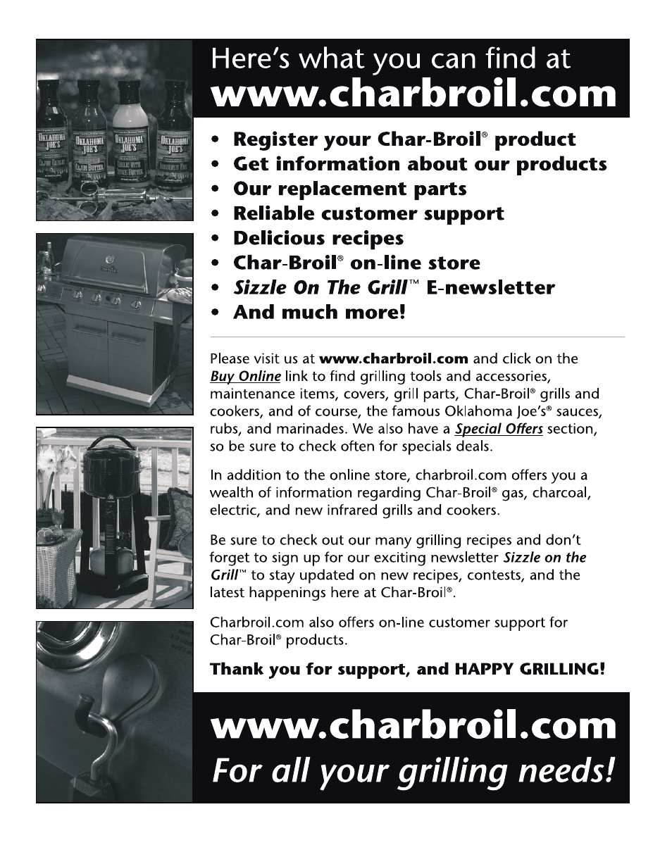 Char-Broil 4651330 User Manual | Page 14 / 16
