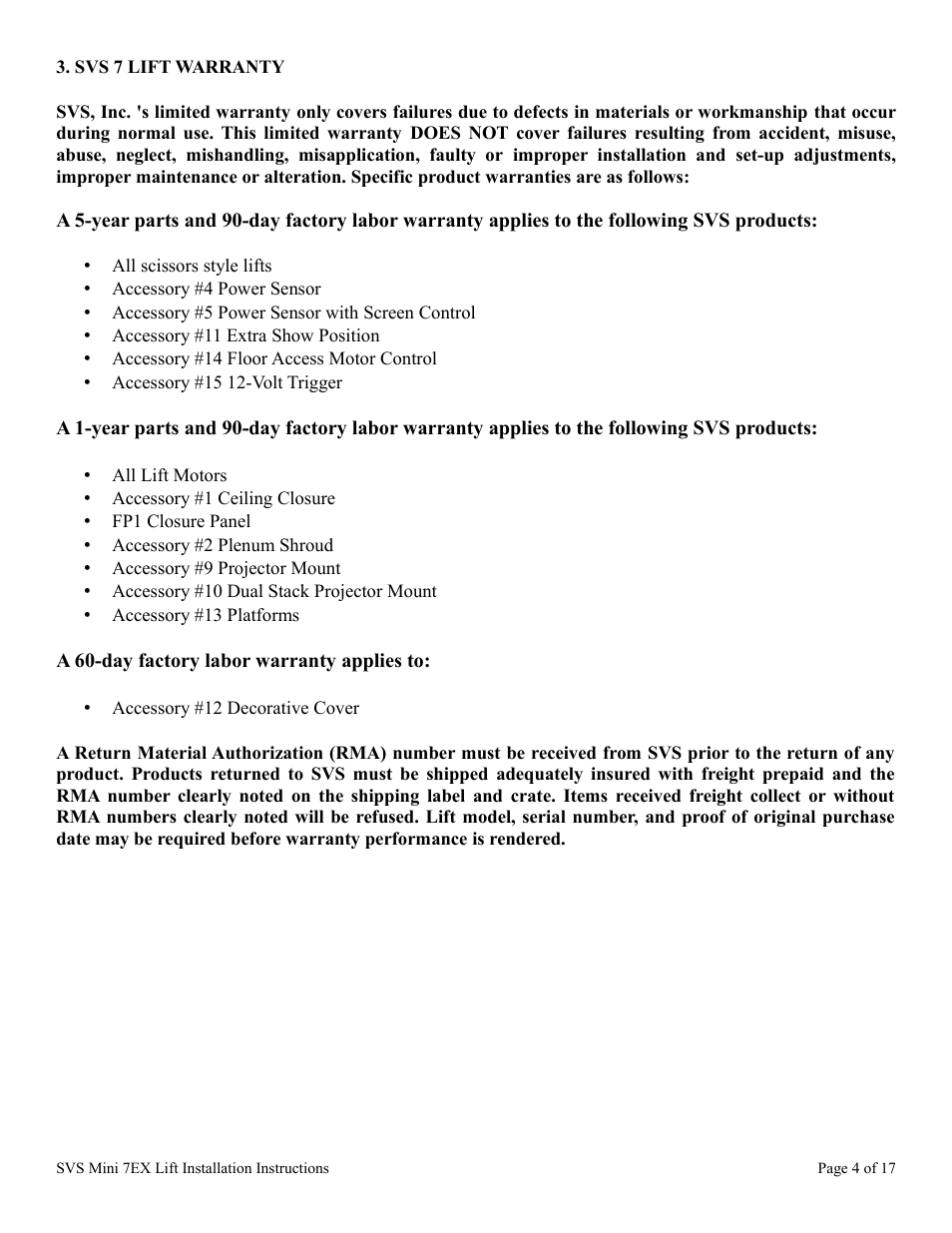 SVS MINI 7EX 110V User Manual | Page 4 / 17