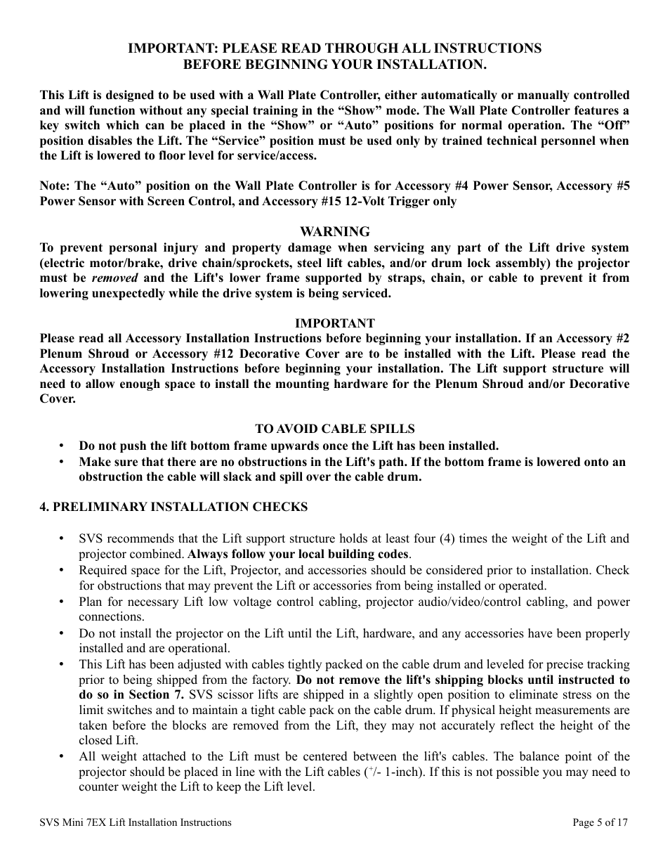 SVS MINI 7EX 110V User Manual | Page 5 / 17