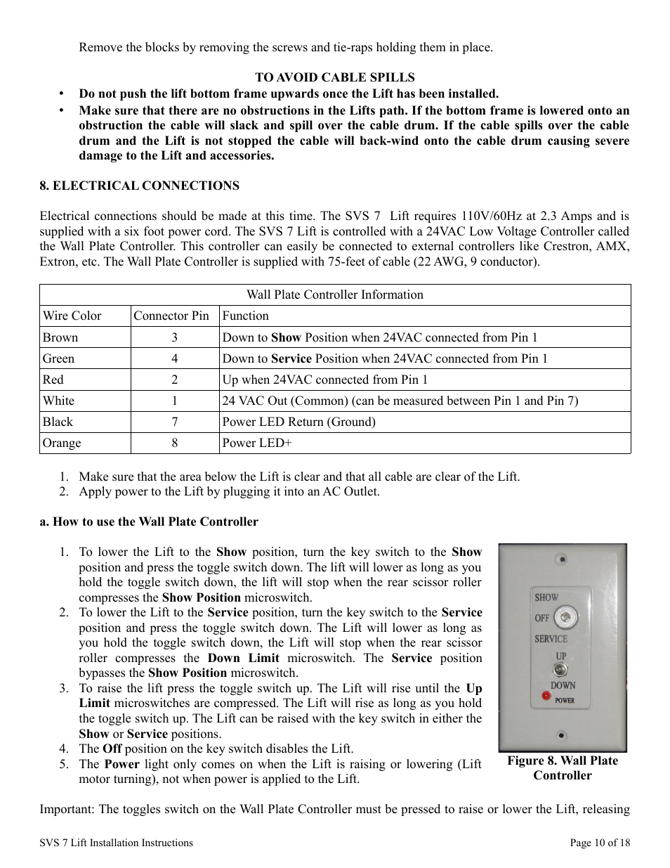 SVS 7 110V User Manual | Page 10 / 18