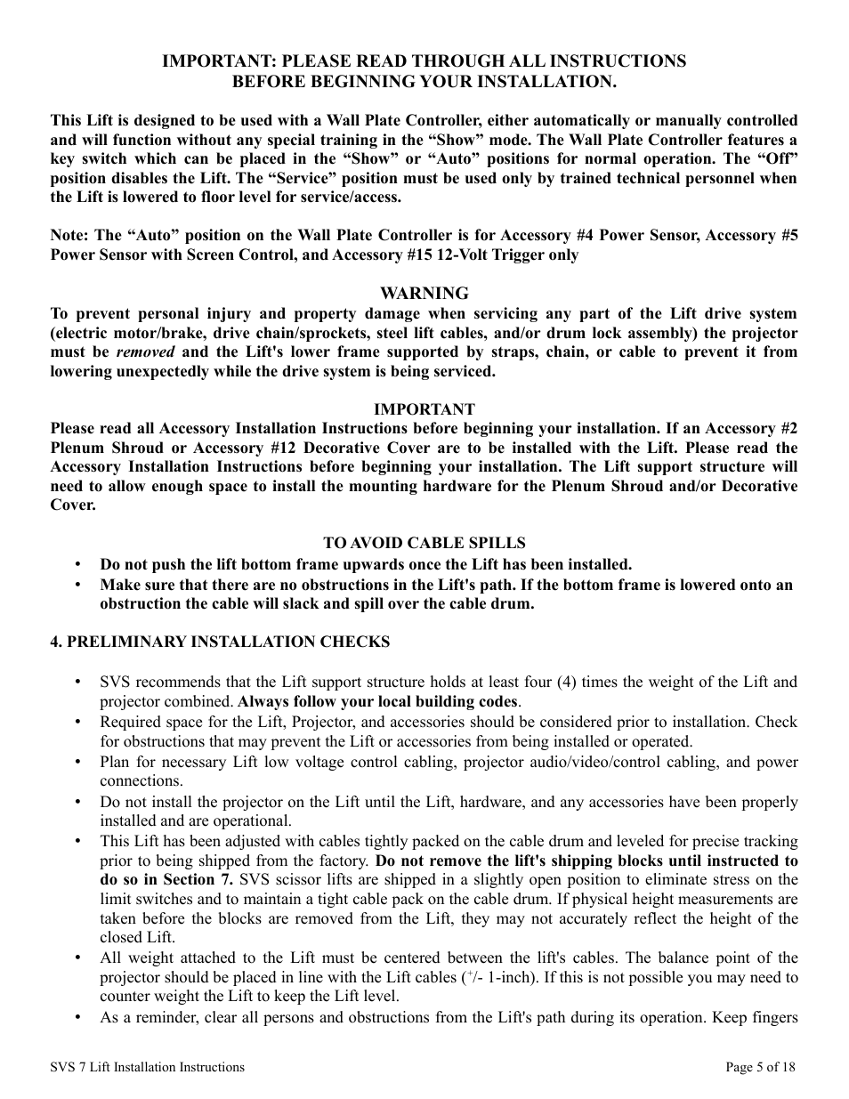 SVS 7 110V User Manual | Page 5 / 18