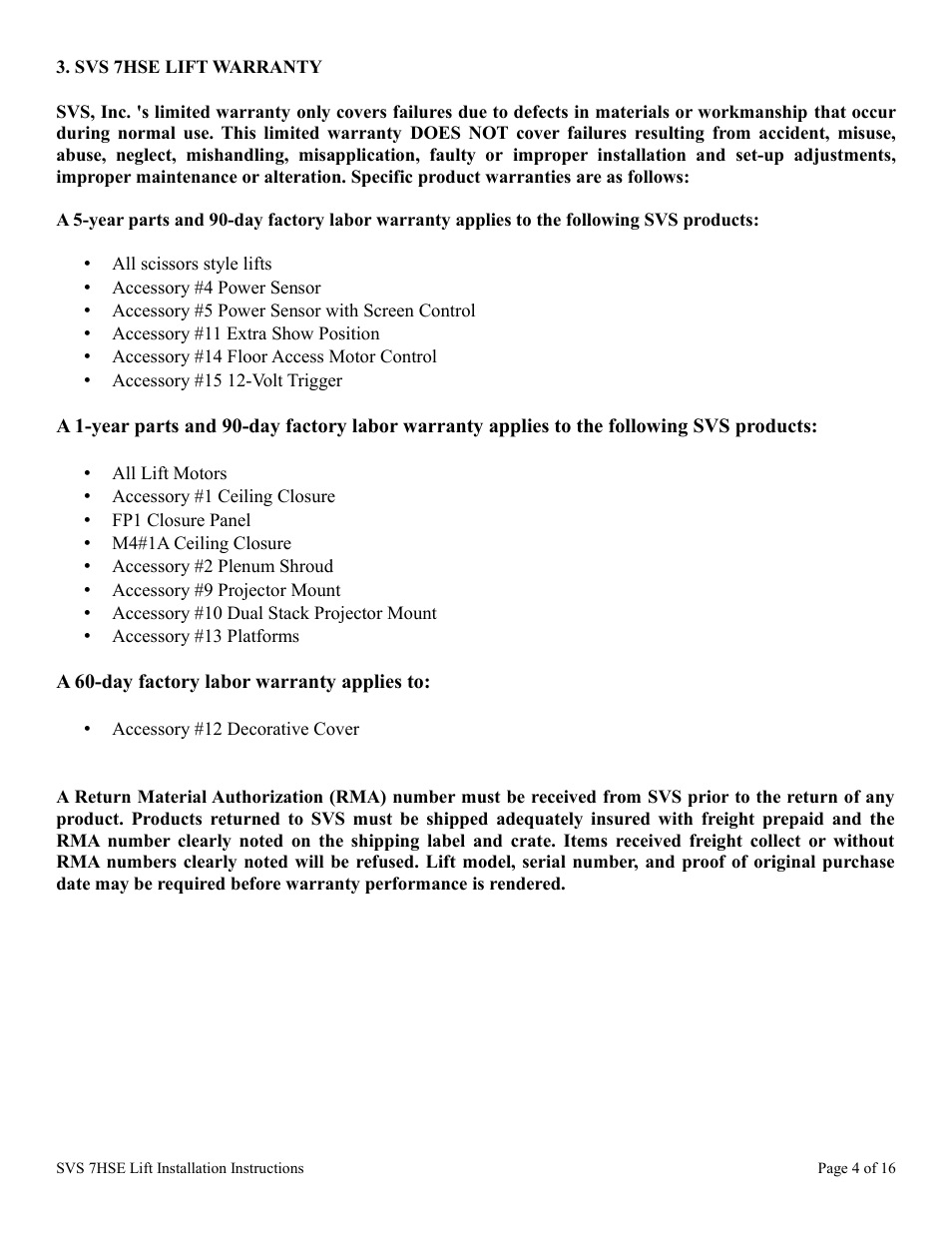 SVS 7HSE 110V User Manual | Page 4 / 16