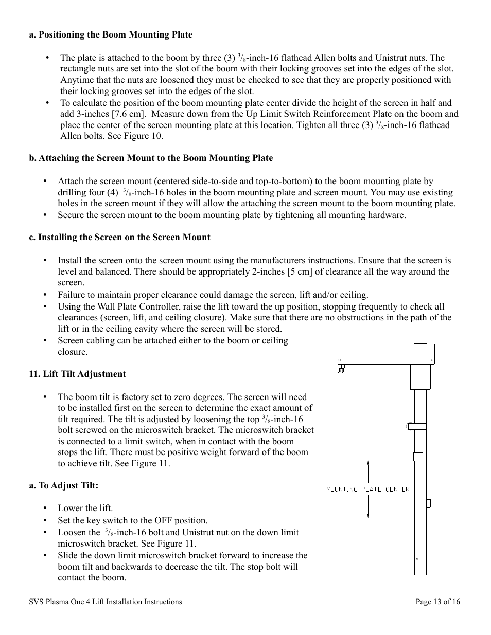 SVS PLASMA ONE 4 User Manual | Page 13 / 16