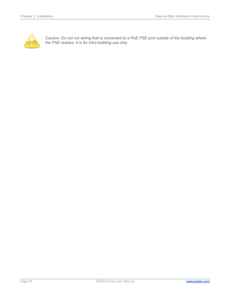 SVSi N2000 Series User Manual | Page 24 / 99