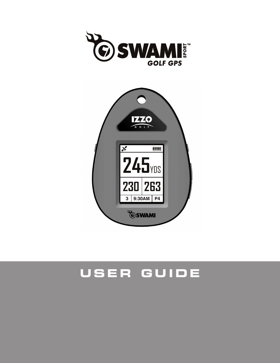 Swami SPORT GPS User Manual | 8 pages