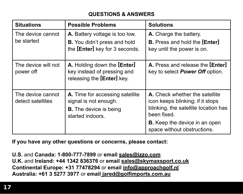 Swami 4000+ GPS User Manual | Page 18 / 20