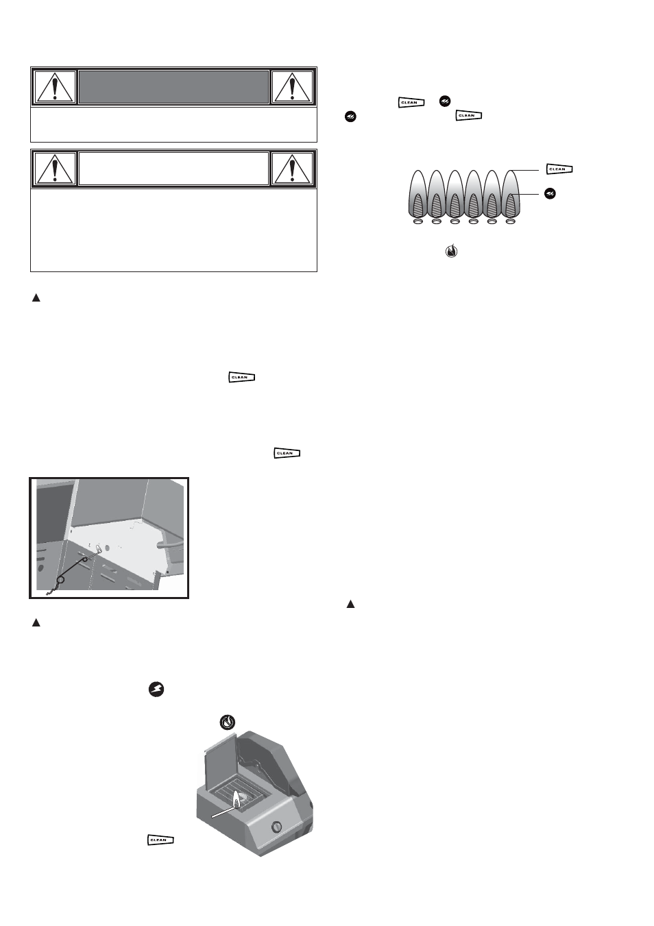 Caution, Warning | Char-Broil 463272509 User Manual | Page 8 / 28