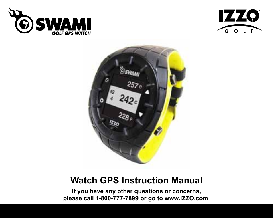 Swami WATCH GOLF GPS User Manual | 20 pages