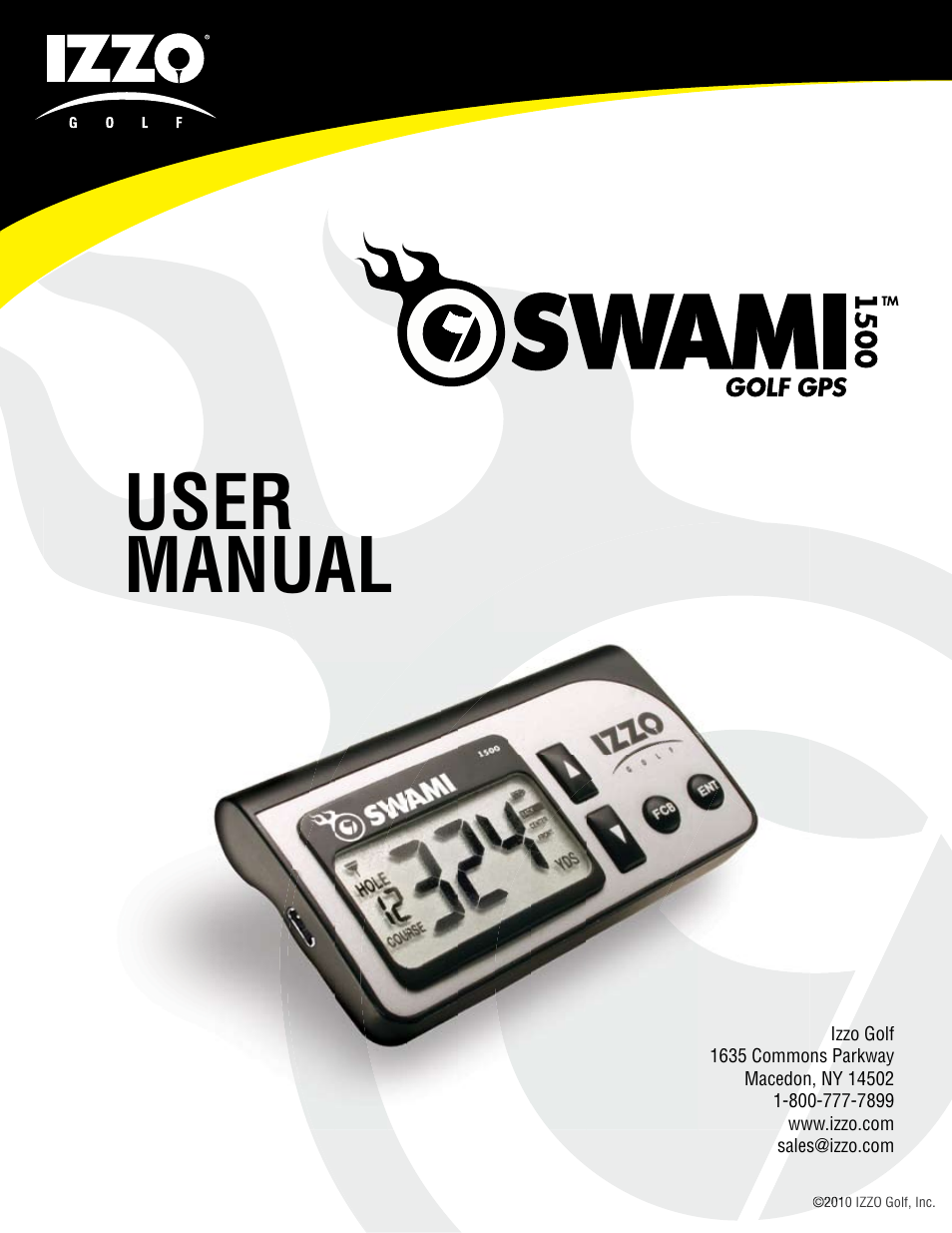 Swami 1500 GPS User Manual | 12 pages