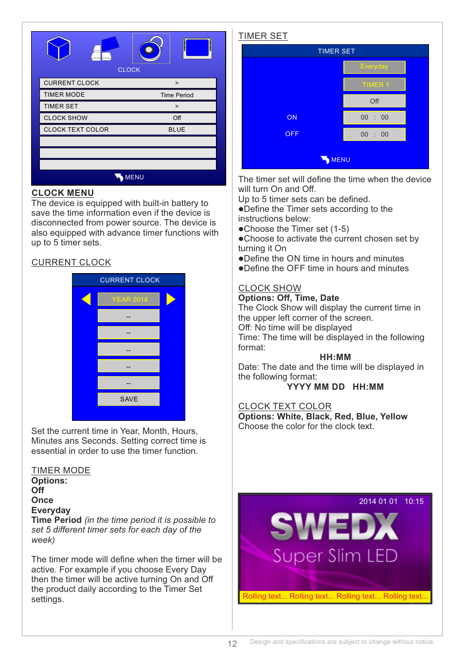 SWEDX Blade User Manual | Page 12 / 23