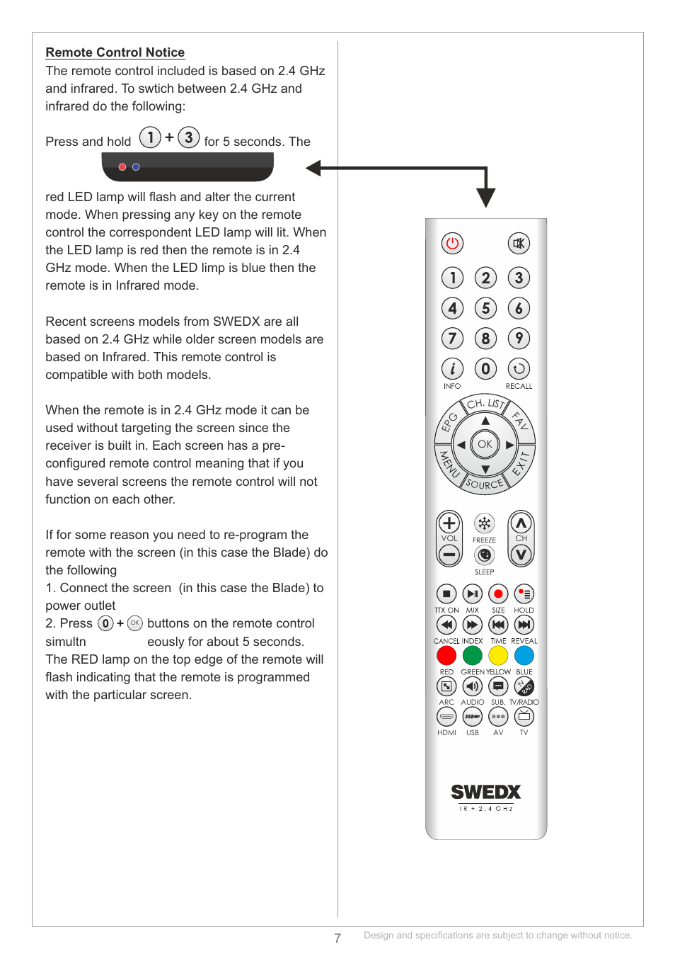SWEDX Blade User Manual | Page 7 / 23