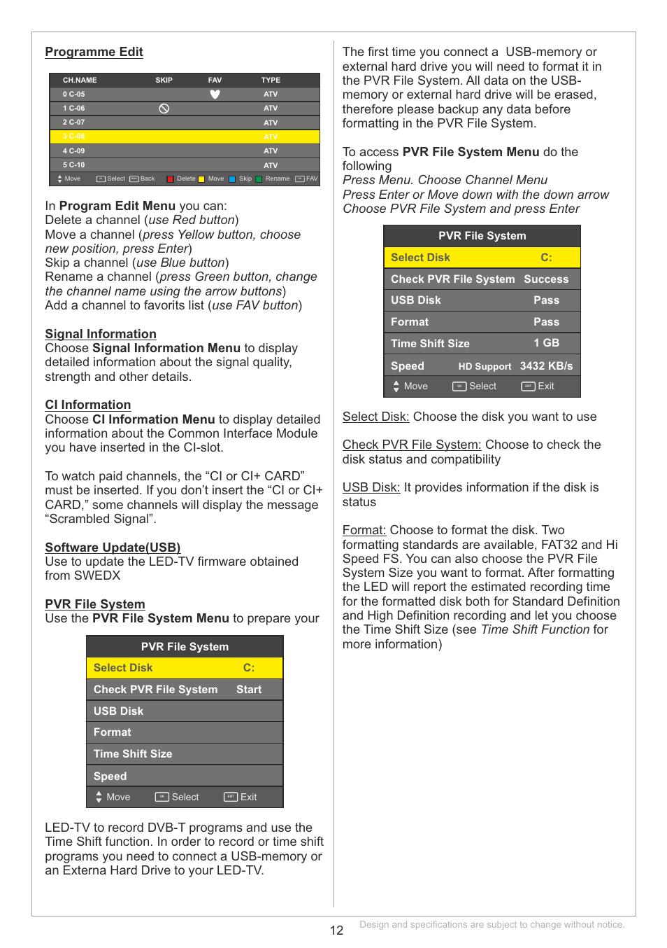 SWEDX SS-XX-K15 User Manual | Page 12 / 25