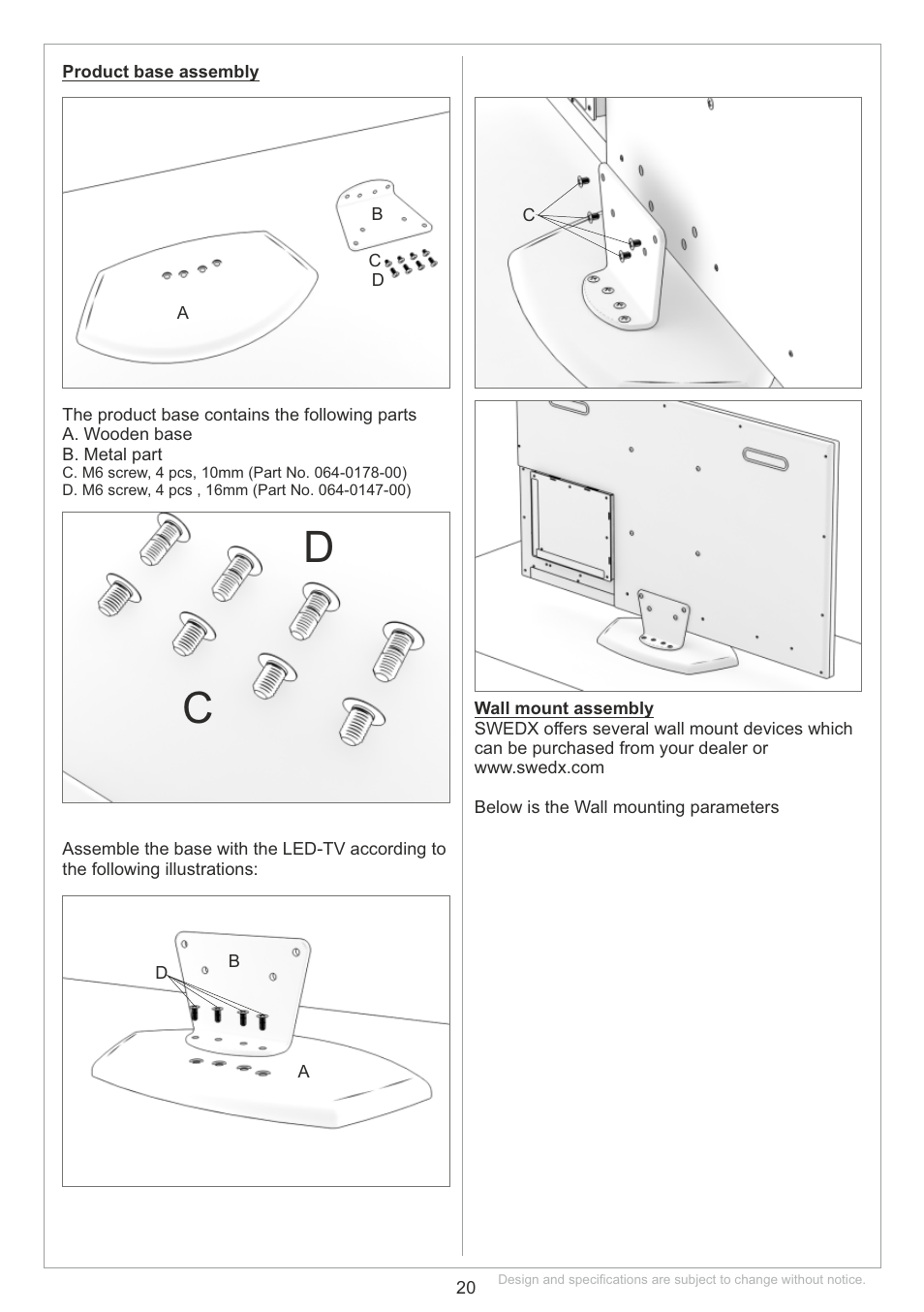 SWEDX SS-XX-K15 User Manual | Page 20 / 25