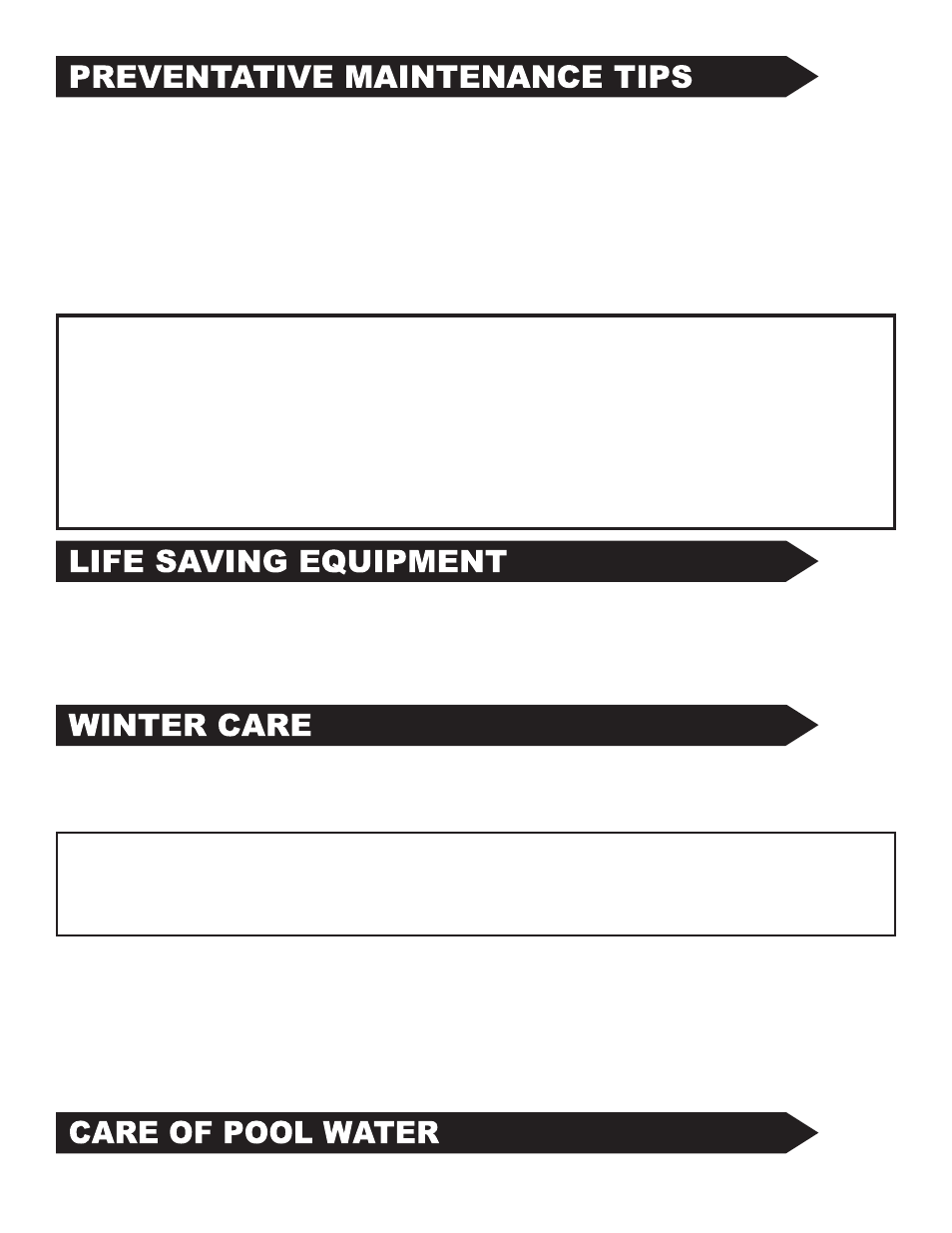 Warning, Danger | Swim'n Play Slim Style Oval Pool User Manual | Page 32 / 33
