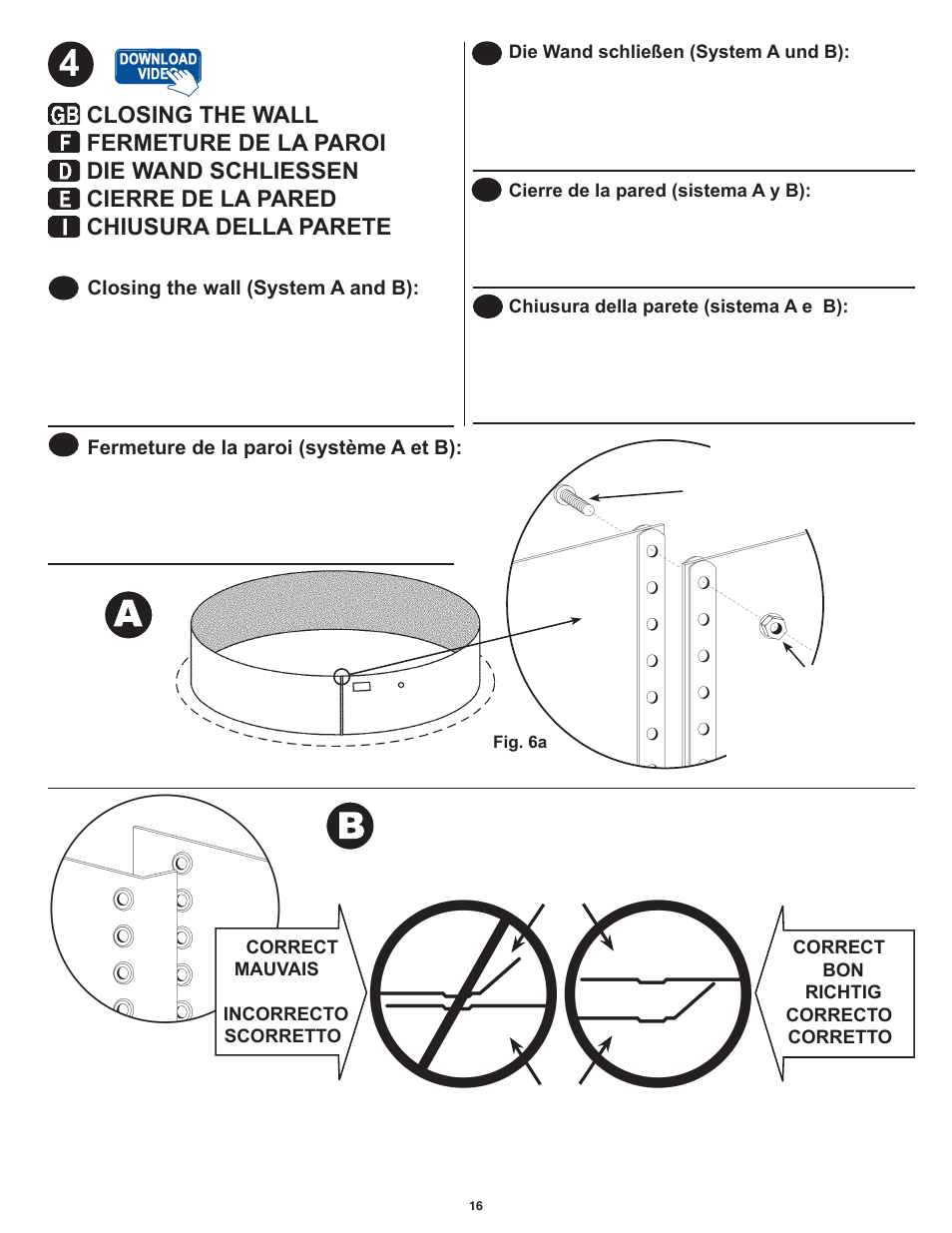 Swim'n Play International Round Pool User Manual | Page 16 / 36