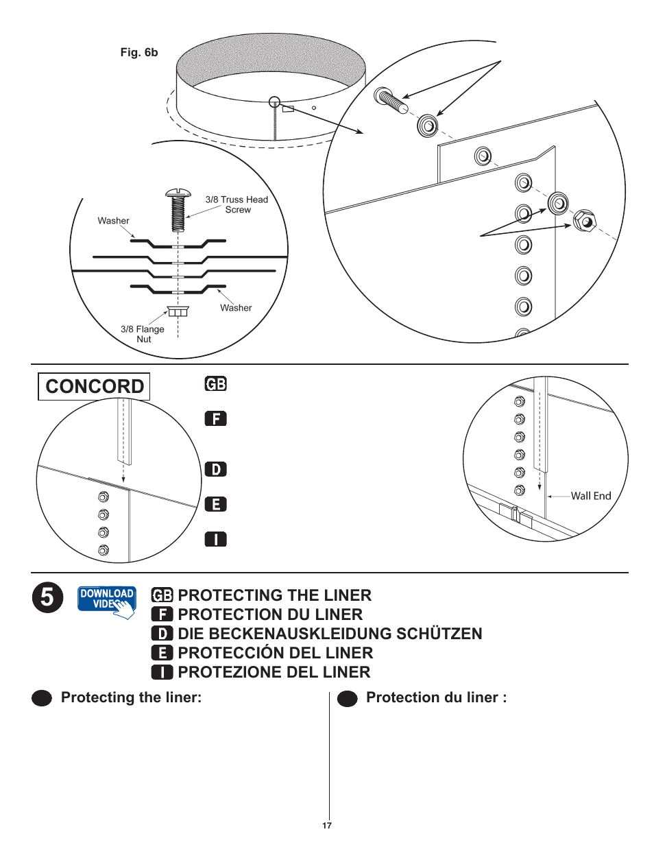 Concord | Swim'n Play International Round Pool User Manual | Page 17 / 36