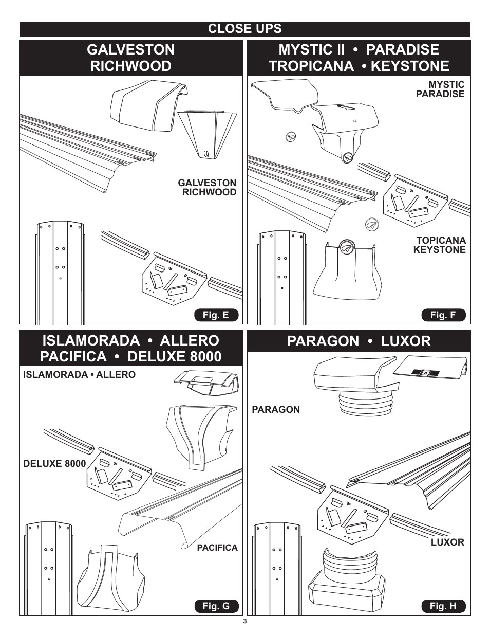 Close ups | Swim'n Play International Round Pool User Manual | Page 3 / 36