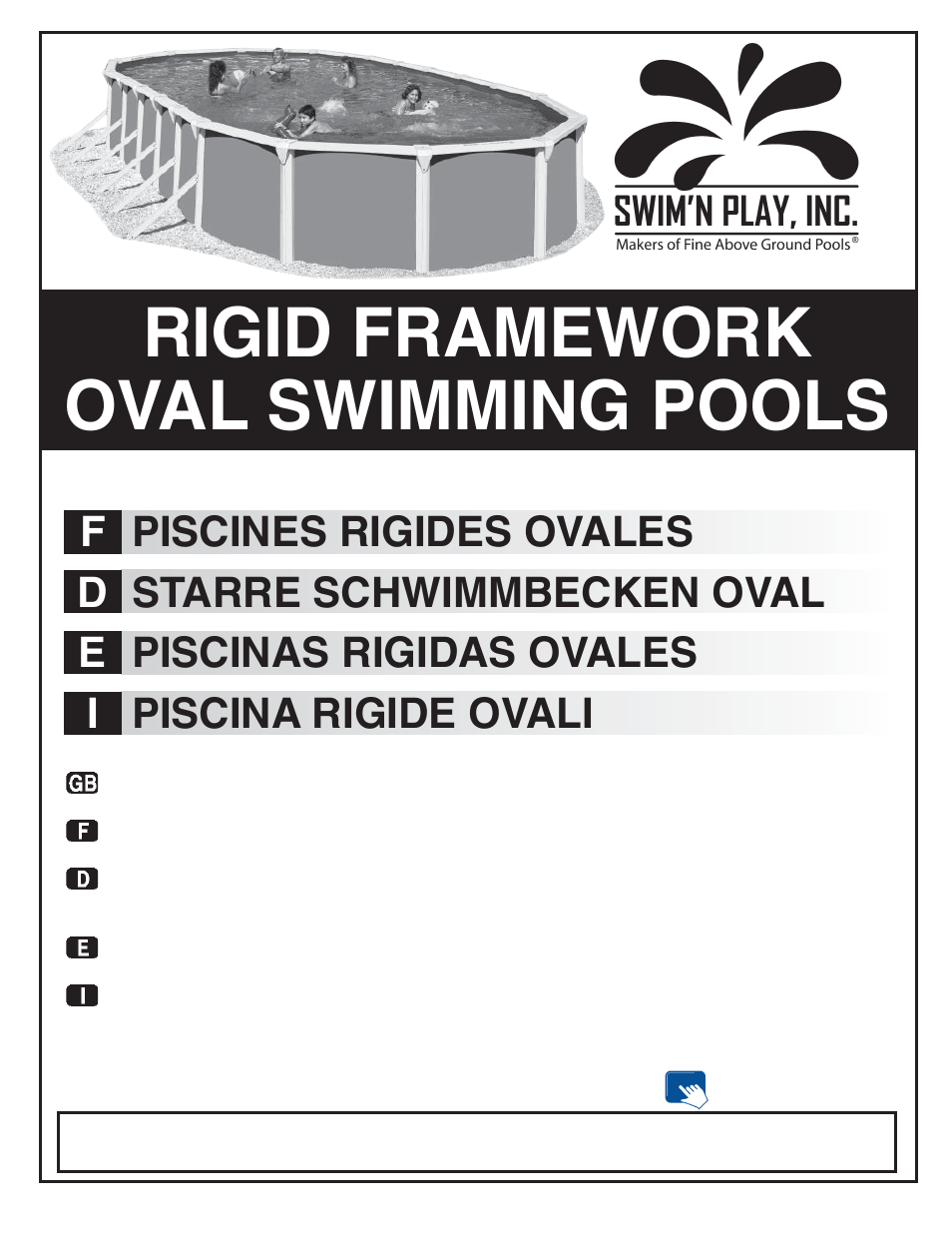 Swim'n Play International Oval Pool User Manual | 48 pages