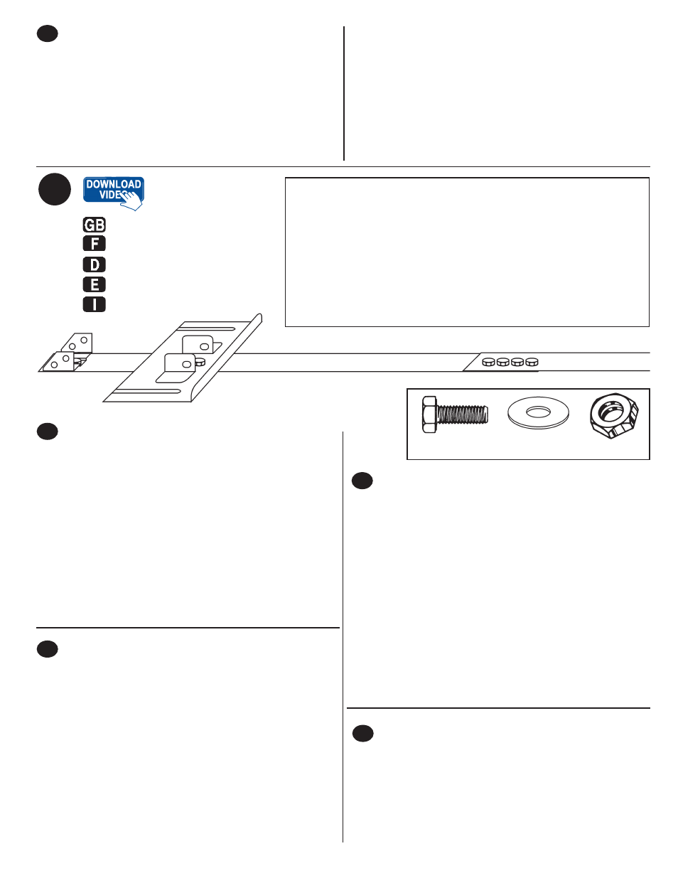 Straps jambages sockelleisten jambajes sostegni | Swim'n Play International Oval Pool User Manual | Page 14 / 48