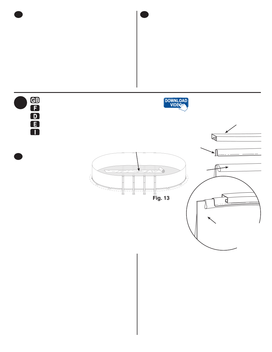 Swim'n Play International Oval Pool User Manual | Page 33 / 48