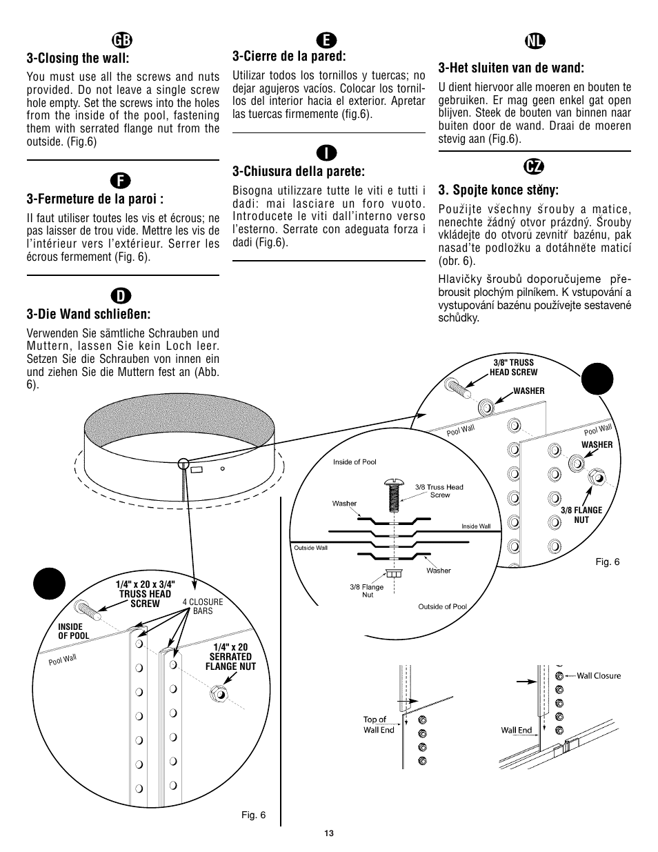 Swim'n Play International Concord Round User Manual | Page 14 / 28