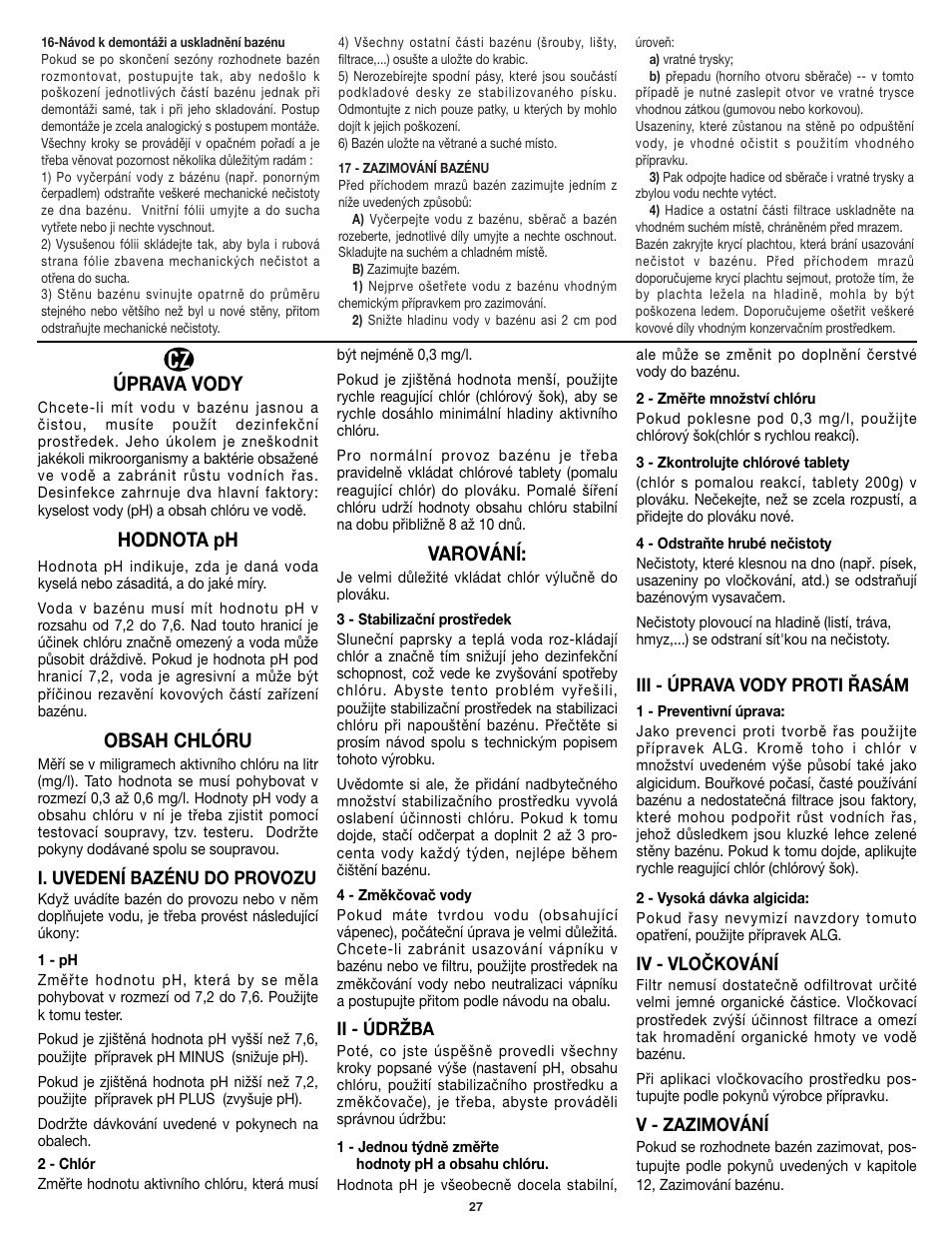 Swim'n Play International Concord Round User Manual | Page 28 / 28
