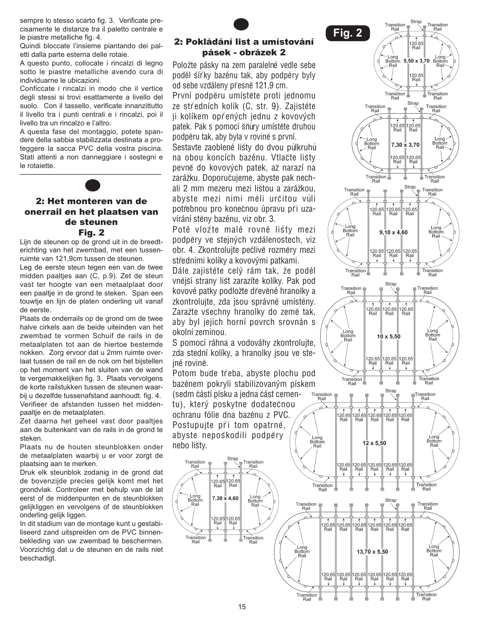 Fig. 2, Nl cz | Swim'n Play International Concord Oval User Manual | Page 15 / 36