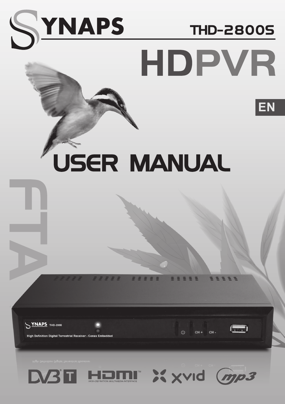 Synaps THD-2800s User Manual | 16 pages